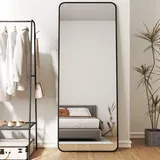 Boromal - Standspiegel zum Aufhängen Spiegel Groß Ganzkörperspiegel hd Wandspiegel für Wohn-, Schlaf-, Badezimmer und Ankleidezimmer Rechteckig