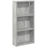 vidaXL Badezimmer-Wandschrank mit Regal 30 x 10 x 60,5 cm Betongrau