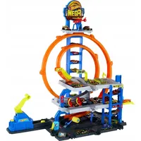 Mattel Europa B.V. Hot Wheels City Mega-Parkgarage-Spielset mit 1