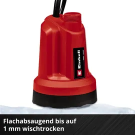 Einhell Akku-Klarwasserpumpe GE-SP 18 LL Li (1x4,0Ah) inkl. Akku und Ladegerät