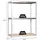 Proregal Schwerlastregal Wood Beast Three HxBxT 200 x 150 x 60 cm 3 Ebenen Fachlast 600 kg Verzinkt