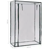 vidaXL Tomatengewächshaus 102 x 52 x 150 cm - Transparent