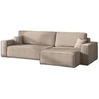 kaiser möbel Ecksofa, Beige, Holz, 5-Sitzer, L-Form, 274x142 cm, Wohnzimmer, Sofas - Couches, Wohnlandschaften, Ecksofas