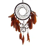 Saraswati Traumfänger "Cosmic Swirl" Leder