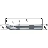 FORUM Langlochfräser Kurz 10,0 mm 3 Stück