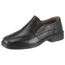 Slipper JOSEF SEIBEL "Bradfjord 07", Herren, Gr. 44, schwarz, Leder, elegant, Schuhe, Slipper, Festtagschuh, Komfortschuh in weiter Passform