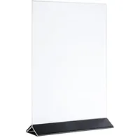 APS Kartenhalter, 2-tlg., schwarz, DIN A6