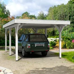 Einzelcarport SKANHOLZ "Spessart", weiß, H: 220cm, Carports