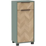 Schildmeyer Piazza Midischrank 40,3 x 90,9 cm Eiche/Pistazie
