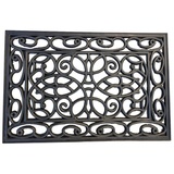 Jet-Line Fußmatte außen Relief Gummi Matte Eingang Fußmatte grazana 40x60x0,8cm Ornament