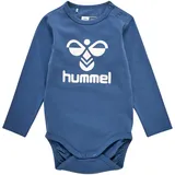 hummel Hmlflips langarm Baby-Body 7050 - bering sea 80