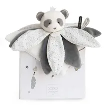 Doudou et Compagnie Schmusetuch Traumfänger Panda Blüte (DC3548)