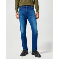 Wrangler 5-Pocket-Jeans »TEXAS SLIM FREE TO STRETCH«, Free to stretch material, Gr. 36 - Länge 32, blue jam, , 74803533-36 Länge 32