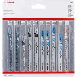 Bosch Stichsägeblatt-Set All in One, 10-teilig - 2607011171