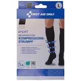 First Aid Only FIRST AID ONLY® Kompressionsstrümpfe, SPORT schwarz Größe L