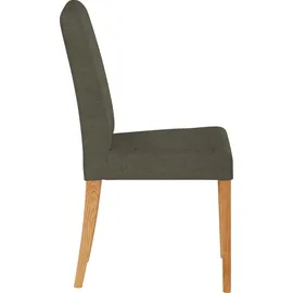 Home Affaire 4-Fußstuhl Bologna Massivholz grün 6er Set