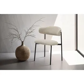 byLIVING Esszimmerstuhl Jersey 2er-Set / beige ¦ Maße cm B: 58, H: 78,