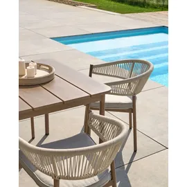 Beliani Flavia Set 7-tlg. Braun/Beige