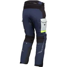 Modeka Panamericana II Textilhose wasserdicht - Dunkelblau/Hellgrau/Schwarz - XXL