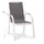 barths Palermo Stapelsessel 59 x 62 x 93 cm silber/anthrazit