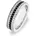 Ring dunkelgrau silber 51