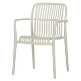 VCM Iben Gartenstuhl 56 x 58 x 83 cm beige stapelbar