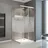 75-90 x 75-90 x 180 cm silber/Glasdekor EP1944216972