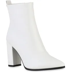 Damen Klassische Stiefeletten in Weiss