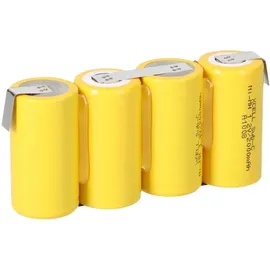 Akkuman 4er Reihe Akku Sub-C 2000mAh 4,8V NiMH mit Lötfahne