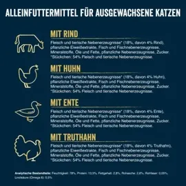 FELIX Tasty Shreds Geschmacksvielfalt vom Land 10 x 80 g