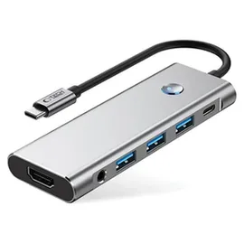 TECH-PROTECT HB04 HUB Adapter 9in1 USB-C Grau