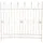 deluke Gartenzaun LINUS 124 x 1 x 116 cm 4er Set Beige