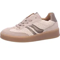 Gabor Comfort 76475-61 Damensneaker, Leder/Wolle, Panna/Silk/Fango beige | Gr.: 38,5