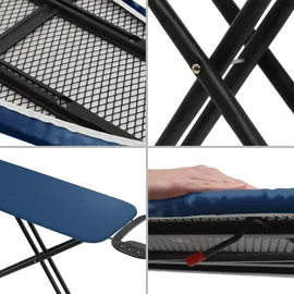 Kadax klappbares Bügelbrett, groß, 120 x 38 cm breit, Standard mit Griff