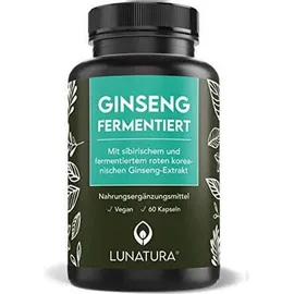 Lunatura Ginseng fermentiert Kapseln 60 St.