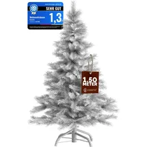 CASARIA Weihnachtsbaum künstlich Weiß 150 cm