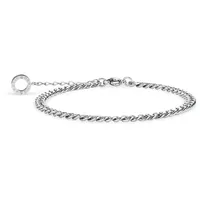 BERING Panzerarmband Edelstahl silber 649-17-190 Größe 19 cm