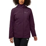 Damen 3in1 Jkt W Midnight Plum M