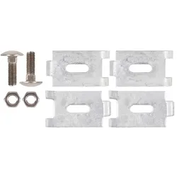 Alberts® Eckverbinder zur Verbindung zweier Doppelstab-Gittermatten,feuerv.,grün RAL 6005 673284