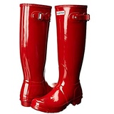 HUNTER S Original Tall Gloss, Gummistiefel für Damen, Militärrot, 40 EU - 40 EU