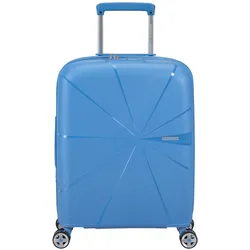 American Tourister StarVibe Handgepäck Trolley 55cm mit 4 Rollen, Erweiterbar + GRATIS HOTELGUTSCHEIN Tranquil Blue