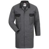 Berufsmantel Twill "TIENEN" grau/schwarz - M - grau
