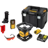 DeWalt Rotationslaser DCE074D1R 18V selbstnivellierend IP54
