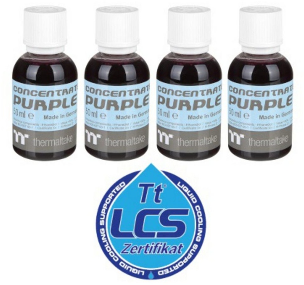 Thermaltake Wasserkühlung Thermaltake Premium Concentrate - Purple (4 Bottle lila