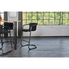 KAWOLA Barhocker Trivia 51 x 102 x 62 cm Schwarz
