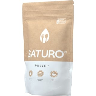 Saturo Trinkmahlzeit Natur | Vegane Trinknahrung| Astronautenkost mit Protein & Nährstoffen 1400 g Pulver