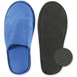 Slipper "Deluxe" 28,5 cm lang 10x10 Paar Blau