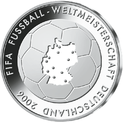 Bund 10 Euro Fußball-WM-Ausgabe 2003 PP