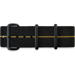 Davosa Textil Natoarmband Nylon 22mm 169.589.65 - gelb,schwarz