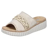Rieker Pantolette beige, - Beige - 41